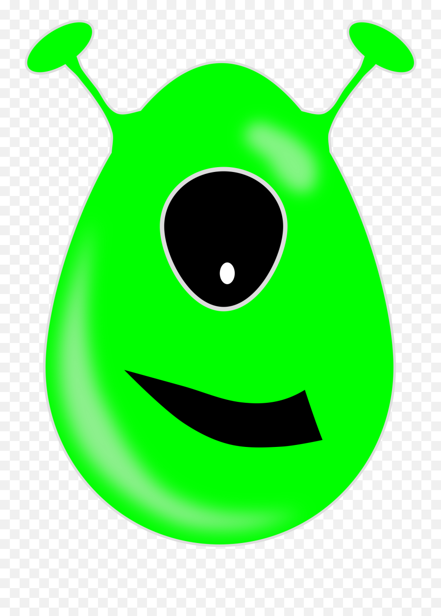 Green Eyes Clipart Logo - One Eye Logo Emoji,Alien Emoji Patch