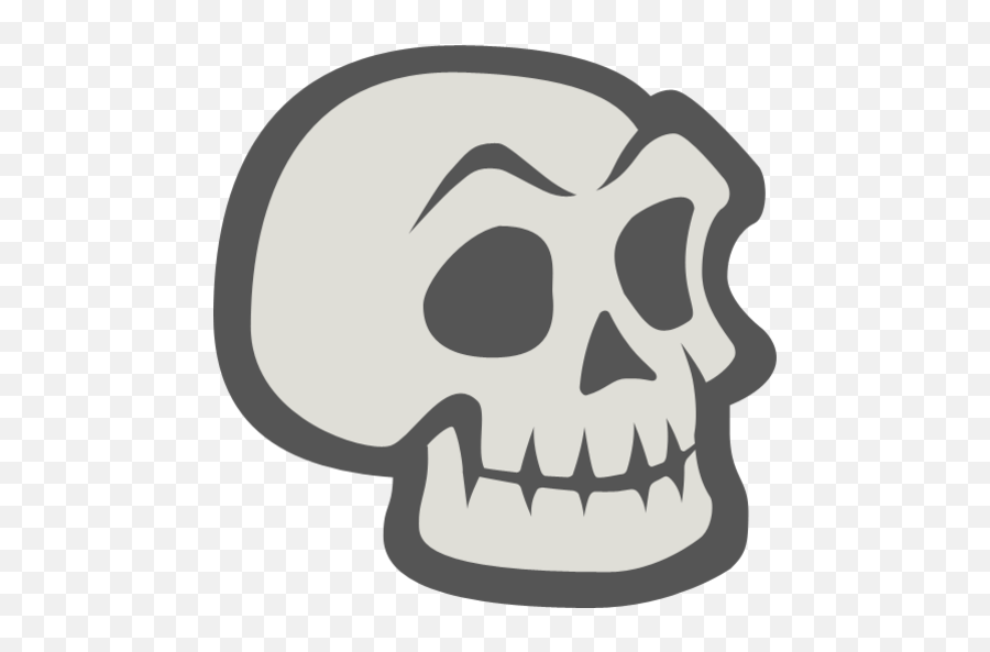 Halloween Emoticon Smileys Halloween - Skeleton Icon Png Emoji,Skull Emoticon Facebook