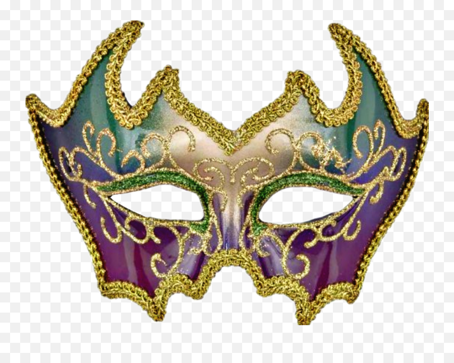 Carnival Mardigras Mask Sticker By Taliafera - Masquerade Mask Png Transparent Emoji,Mardi Gras Emoji