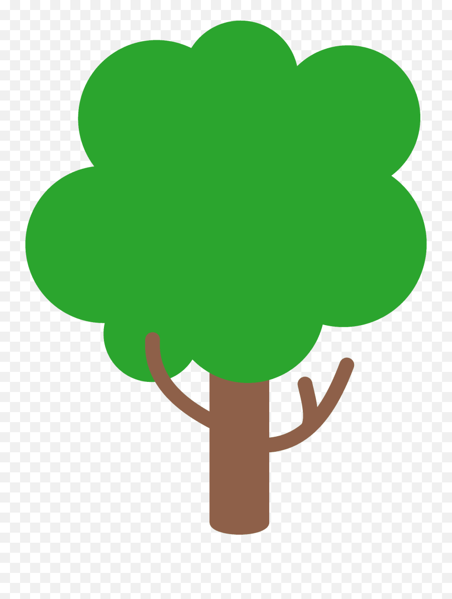 Deciduous Tree Id 11558 Emojicouk - Emoji Trees,Pine Tree Emoji