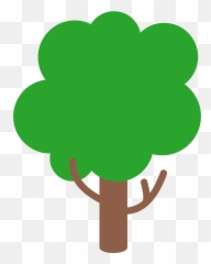 Deciduous Tree Id 11558 Emojicouk - Emoji Trees,Pine Tree Emoji