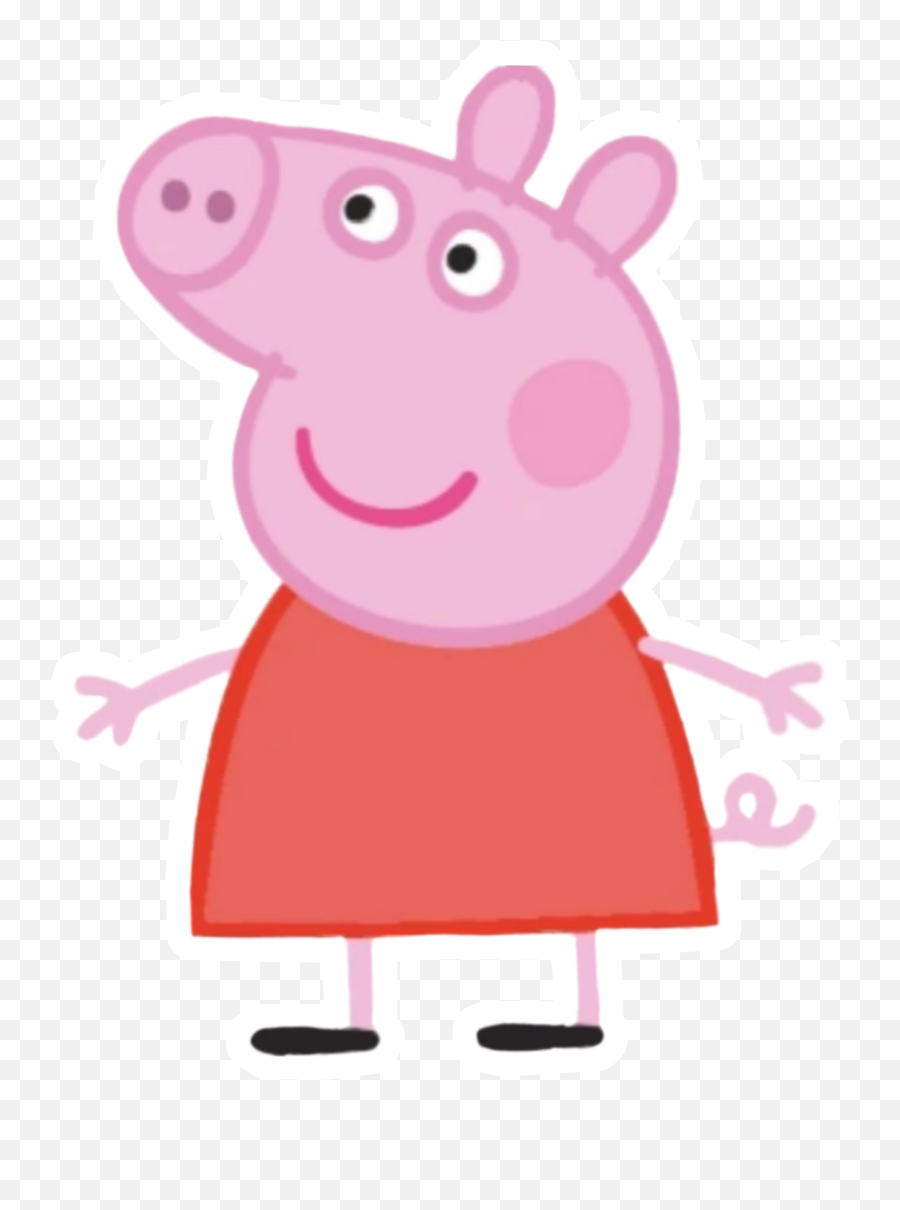 Peppa - Peppa Pig Cut Out Emoji,Peppa Pig Emoji