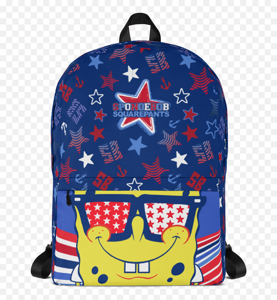 Spongebob Squarepants Star Pattern - Backpack Emoji,Emoji Backpack For Boys