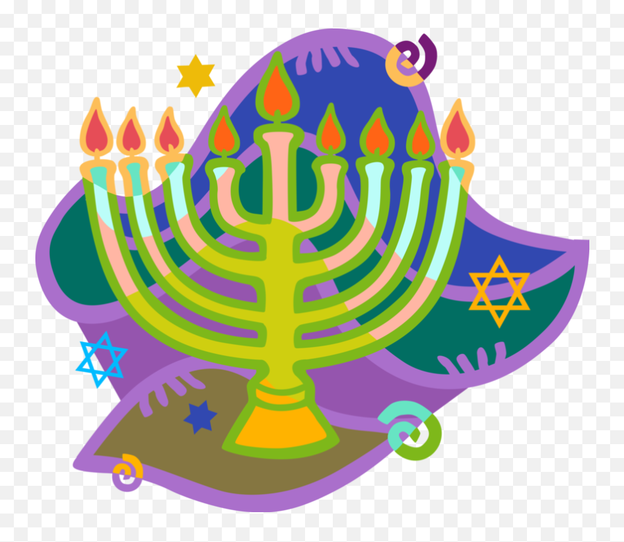 Winter Holiday Celebrations - Menorah Emoji,Hanukkah Emoticons