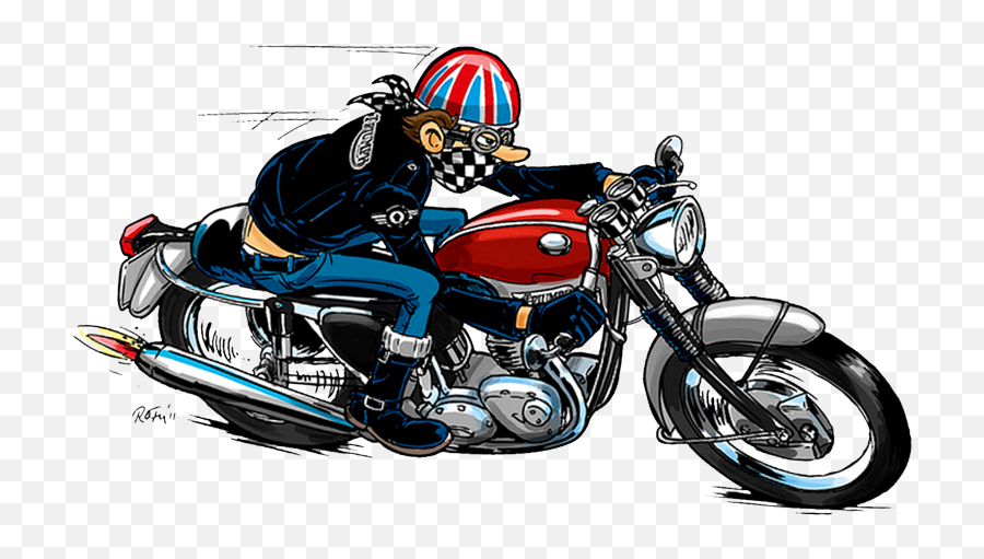 Free Bike Cartoon Download Free Clip Art Free Clip Art On - Triumph Cartoon Emoji,Biker Emoji