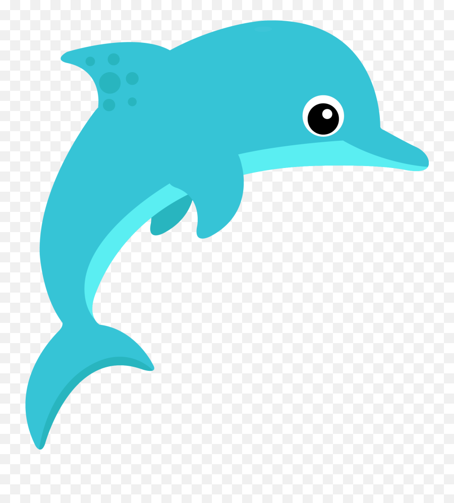 Clipart Dolphin Marine Biome Clipart - Transparent Background Ocean Animals Clip Art Emoji,Dolphin Emoji Android