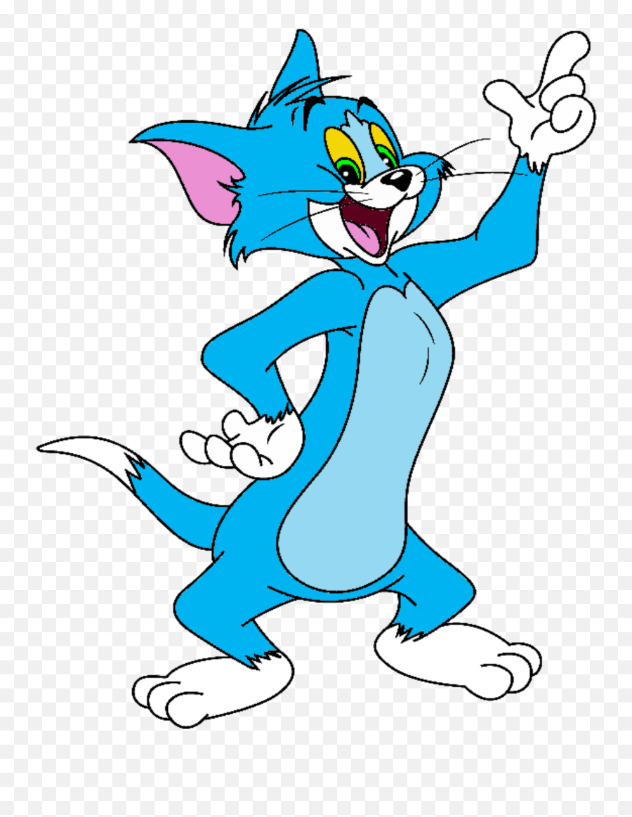 Tom And Jerry Sticker - Tom And Jerry Tom Cat Blue Happy Emoji,Tom And Jerry Emoji