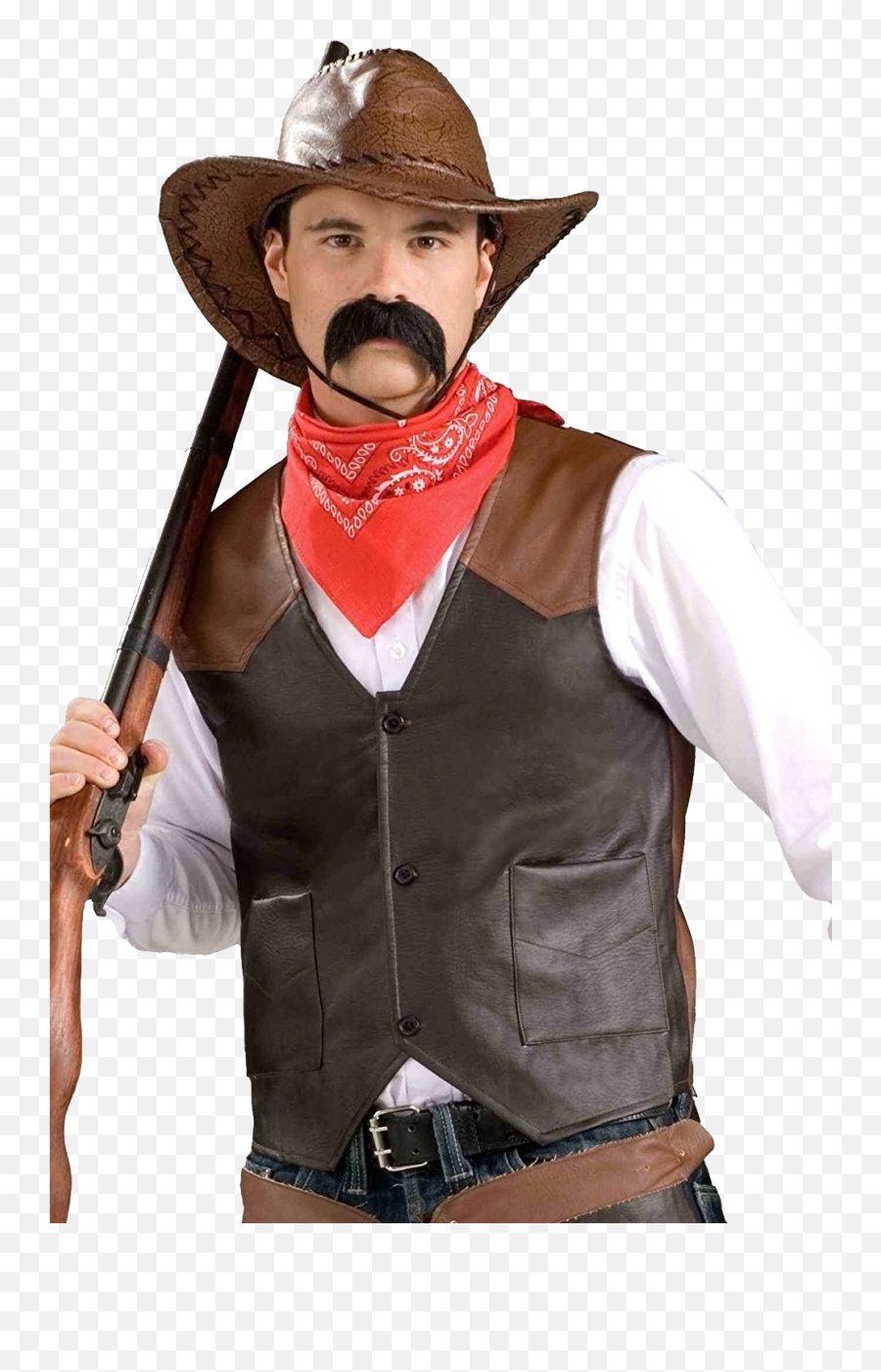 Cowboy - Adult Cowboy Halloween Costume Emoji,Diy Emoji Costumes