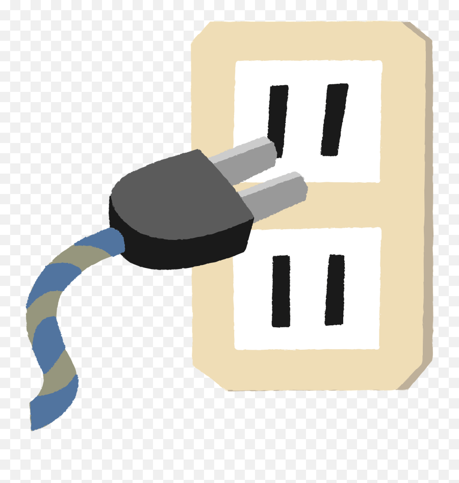 Ac Power Plugs And Sockets Clipart Free Download - Portable Emoji,Stripper Pole Emoji