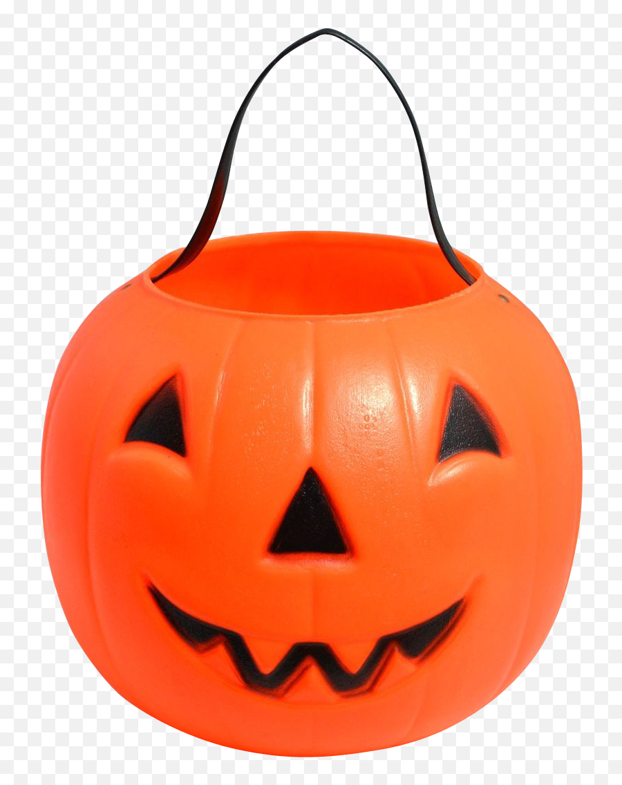 Library Of Halloween Bucket Jpg Freeuse - Halloween Pumpkin Bag Png Emoji,Emoticon Angustia