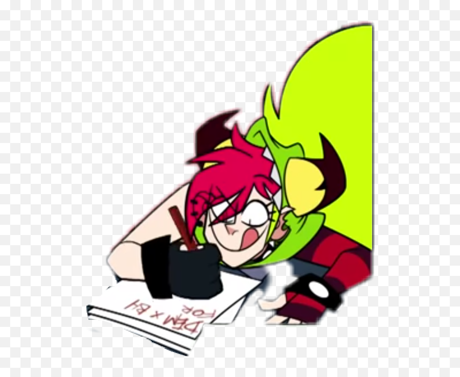 Demencia Escribiendo Sticker - Fictional Character Emoji,Emoji Escribiendp Demencia Escribiendo Sticker - Fictional Character Emoji,Emoji Escribiendp