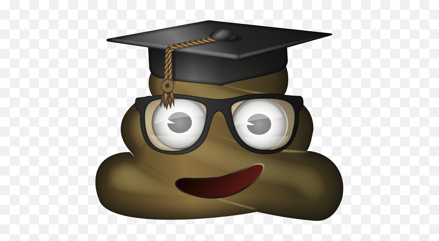 Emoji U2013 The Official Brand Student Poo - Emoji Biting Lip,Graduation Emoji