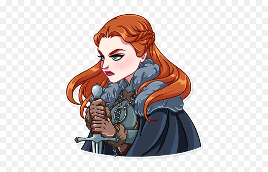 Sansa Stark Stickers - Fictional Character Emoji,Sexy Tamara Emoji Eddsworld