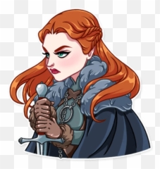 Sansa Stark Stickers - Fictional Character Emoji,Sexy Tamara Emoji Eddsworld
