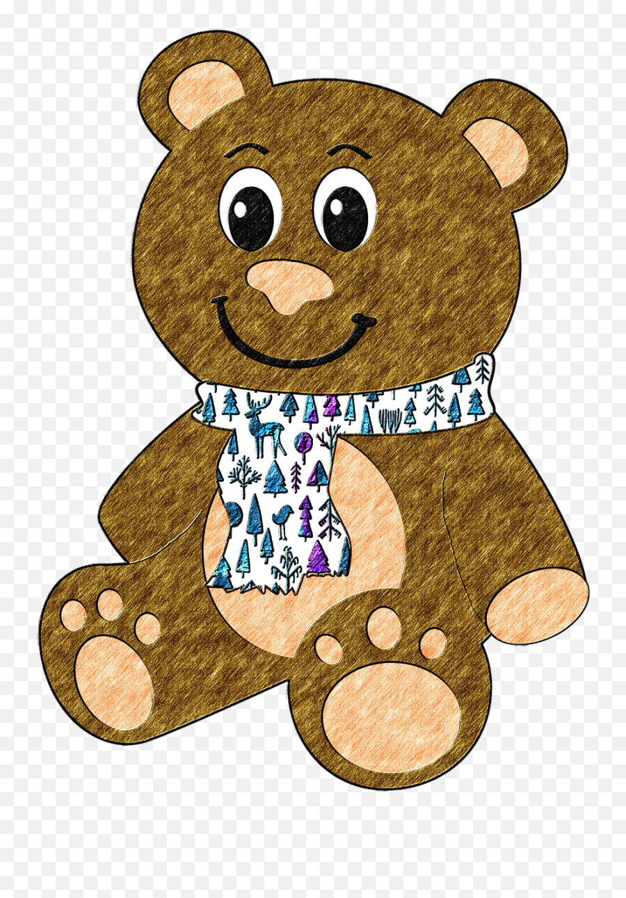 Teddy Bear Winter Christmas - Free Image On Pixabay Soft Emoji,Bear Clip Art Emotions