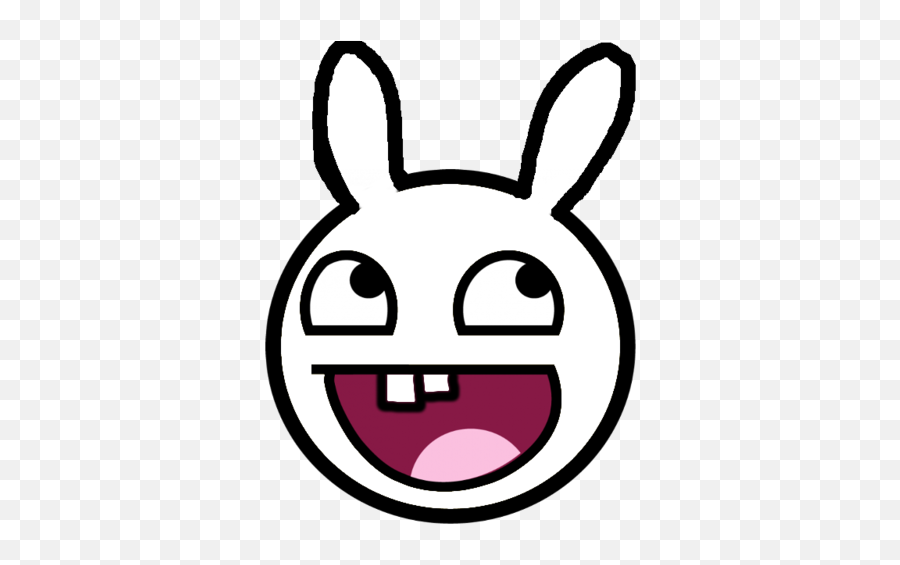 Bunny Bunnyyoutube Twitter - Awesome Face Emoji,Bunny Emoticon