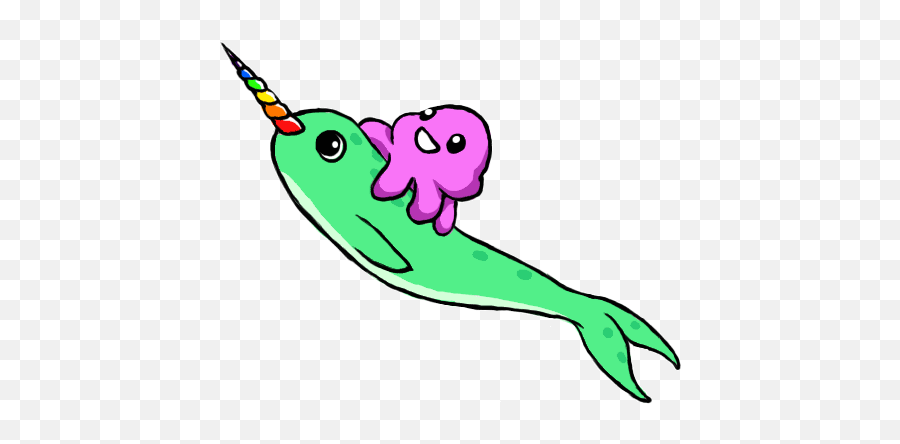 Top Pussy Narwhal Stickers For Android - Narwhal Animated Gif Transparent Emoji,Narwhal Emoji