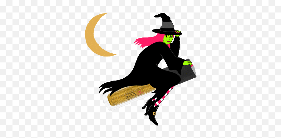 Halloween Transparent Gif Posted Emoji,Witch Emoticon Gif
