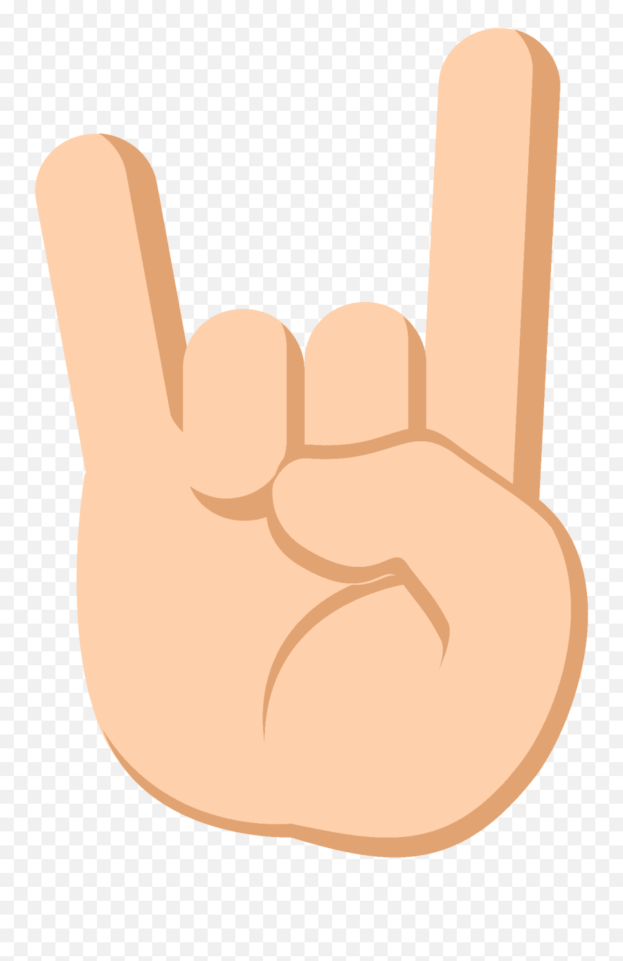 Sign Of The Horns Emoji Clipart - Emoji Horns,Horns Down Emoji