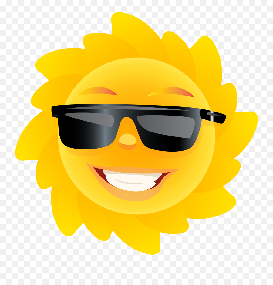 Emoji Clipart Summer Emoji Summer - Cute Pictures Of The Sun,Summer Emojis
