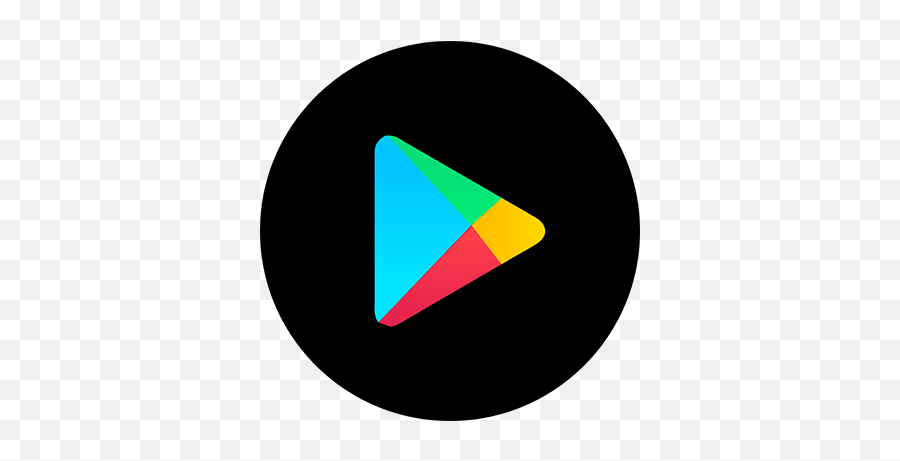 Play Store Round Color Icon Png And Svg Vector Free Download - Round Play Store Icon Emoji,Play Icon Emoticon Text