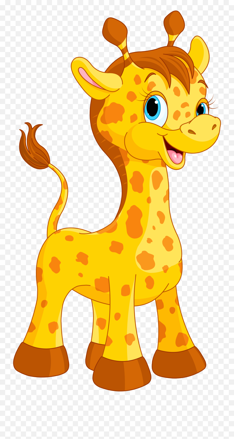 Download Cute Giraffe Cartoon Drawing Free Download Png Hd Emoji,Emoticon Stripper Pole