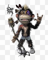 Download Shaka Ponk - Shaka Ponk Monkey Full Size Png Emoji,Facebook Emoticons Shaka