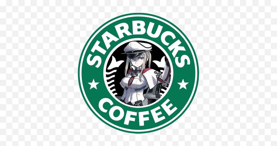 Graf Zeppelin On The Starbucks Logo Kantai Collection Emoji,Emotions Graf