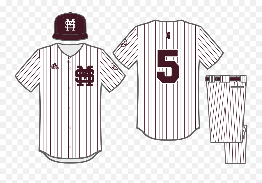 Mississippi State Baseball Uniform History - Hail State Unis Emoji,Fb Baseball Emoticon