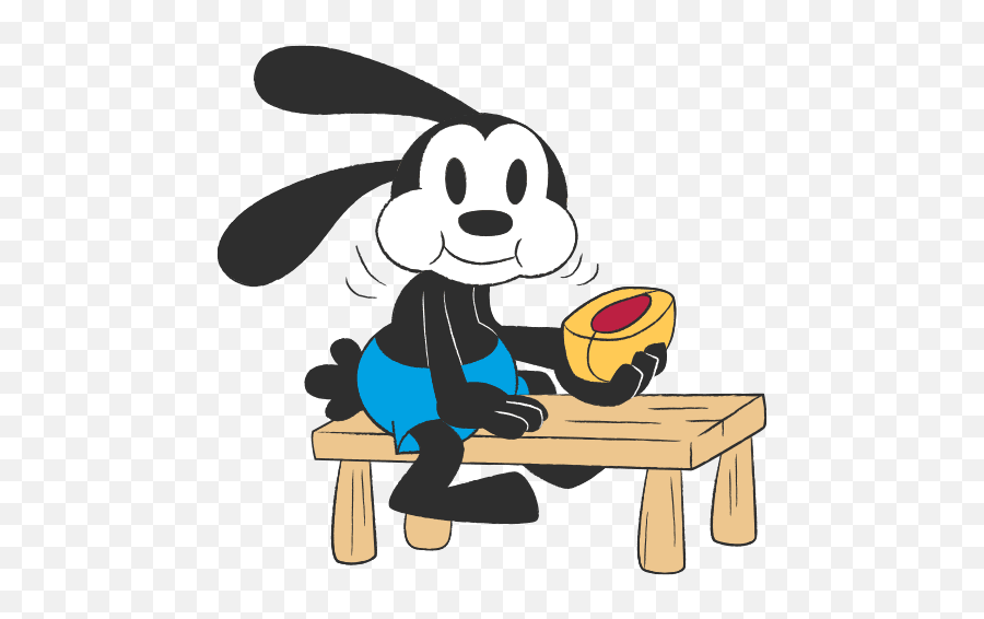 Vk Sticker 10 From Collection Oswald The Lucky Rabbit Emoji,Emperor's New Groove Disney Emojis