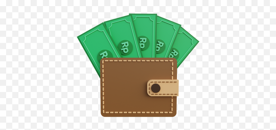 Premium Money In Wallet 3d Illustration Download In Png Obj Emoji,Cash Emoji Facebook