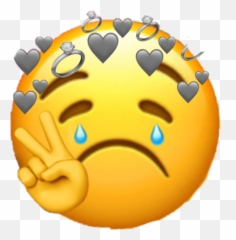 Emoji Freetoedit 320602113316203 By Xowaliyawxo,Crying Hearts Emoji Meme