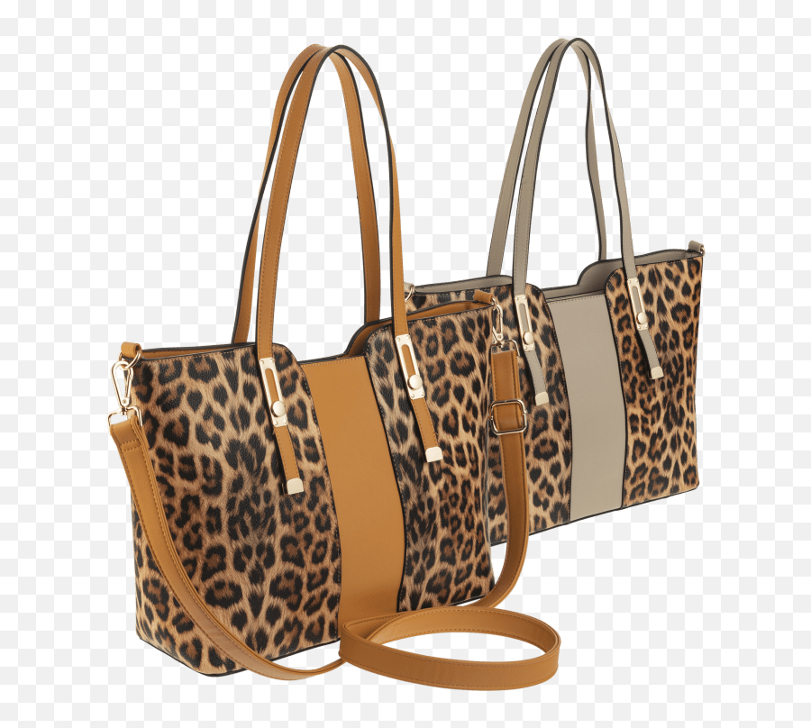 La Terre Fashion Leopard Print Tote - Attach Straps To La Terre Fashion 2 Piece Leopard Print Pouch Emoji,Purse Pants Emoji