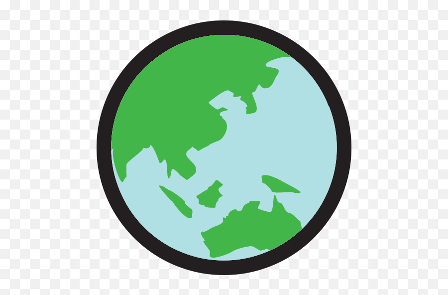 Earth Globe Asia - Australia Id 11583 Emojicouk Vertical,Lightning Emoji