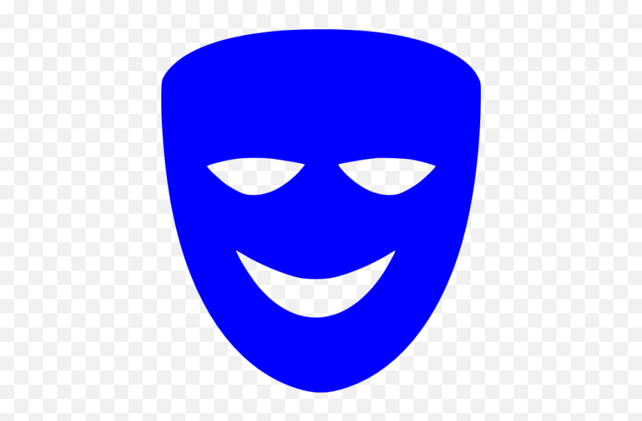Blue Comedy Icon - Free Blue Movie Genres Icons Museum Frieder Burda Emoji,Light Bulb Camera Action Emoji
