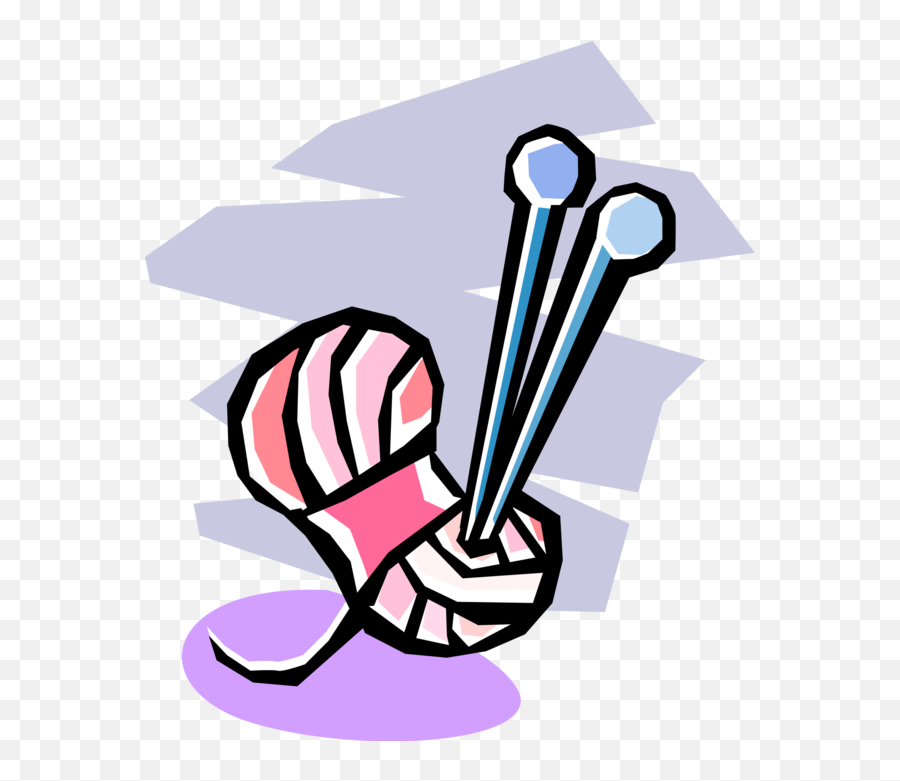 Yarn With Needles Image - Novelo De Lã Png Emoji,Yarn Ball Emoji