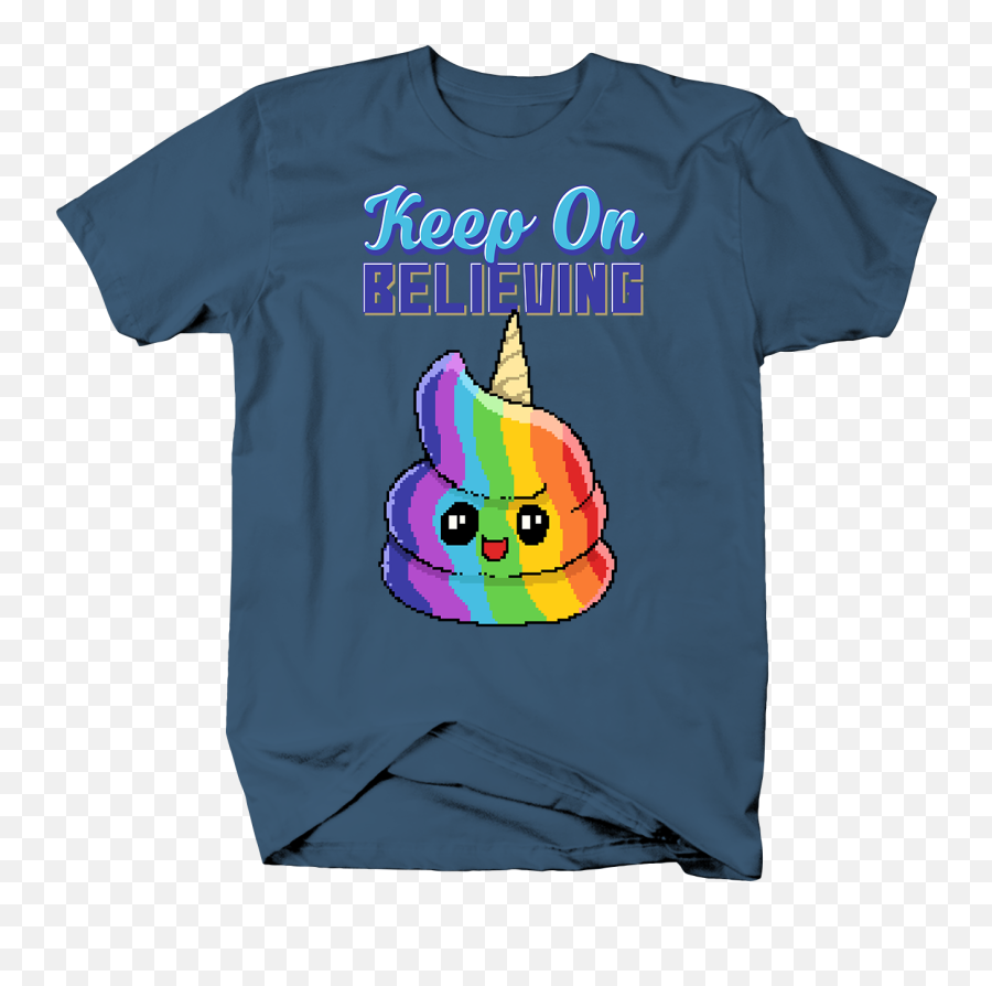 Rainbow Poop Emoji With Unicorn Horn - Girl Boss Tshirts,Metal Horn Emoji
