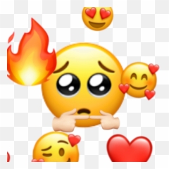 Cool Emoji Cute Emoji Wallpaper - Crying Heart Emoji Gif,Emoji Kika