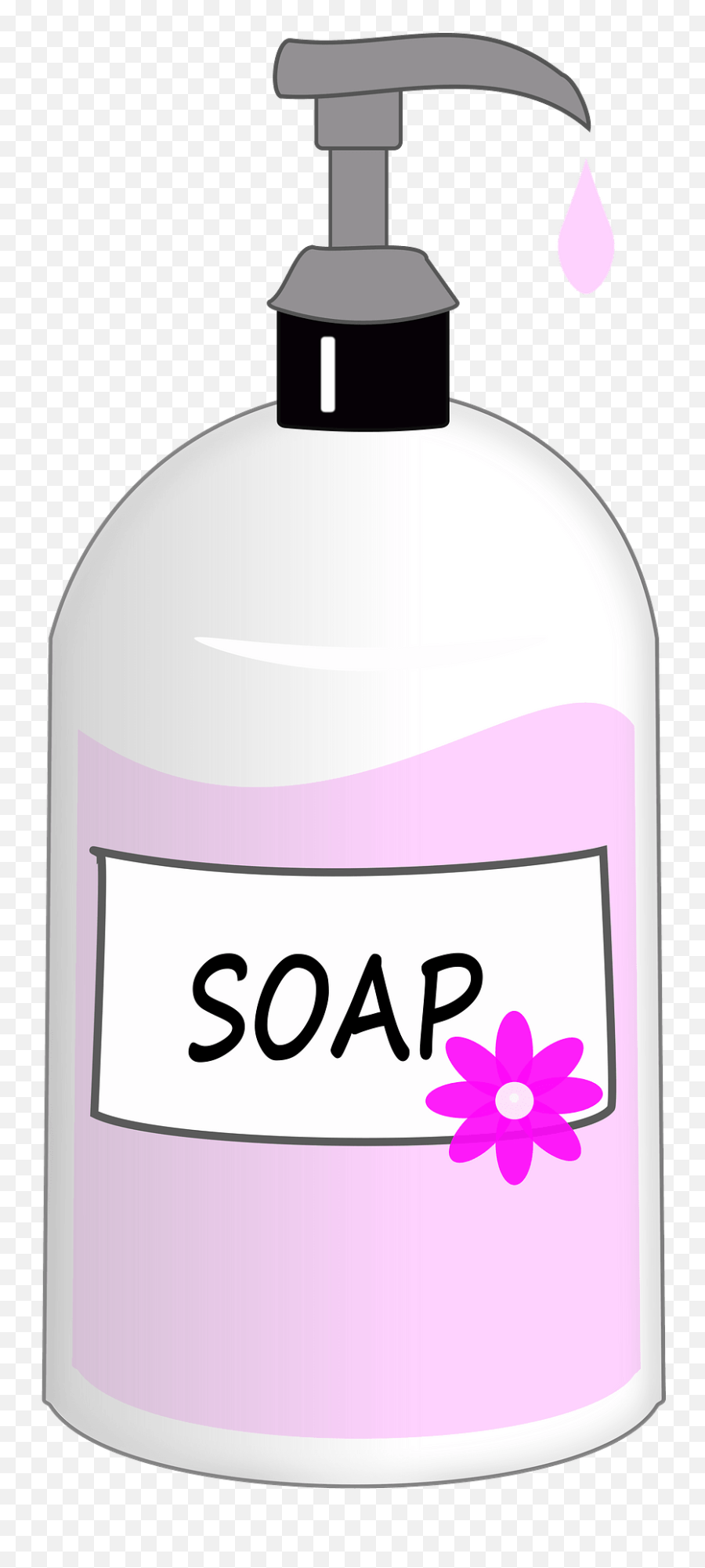 Pink Liquid Soap Clipart - Png Liquid Hand Soap Clipart Emoji,Spray Bottle Emoji