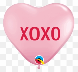 Qualatex Printed Heart Latex - Balloon Emoji,Emoji With Eyelashes
