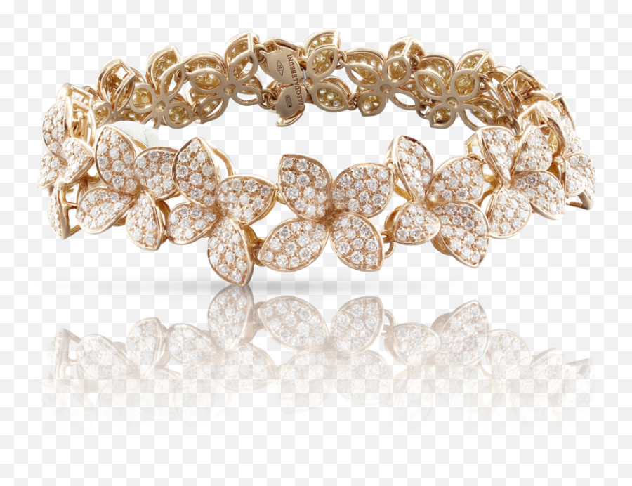 18k Rose Gold Goddess Garden Bracelet - Solid Emoji,Emotions Bracelets