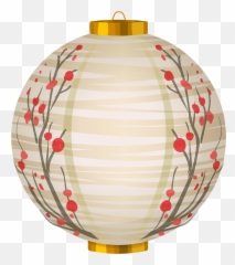 Chinese Lantern White Png Clip Art - Chinese Lantern White Emoji,Emoji Lanterns