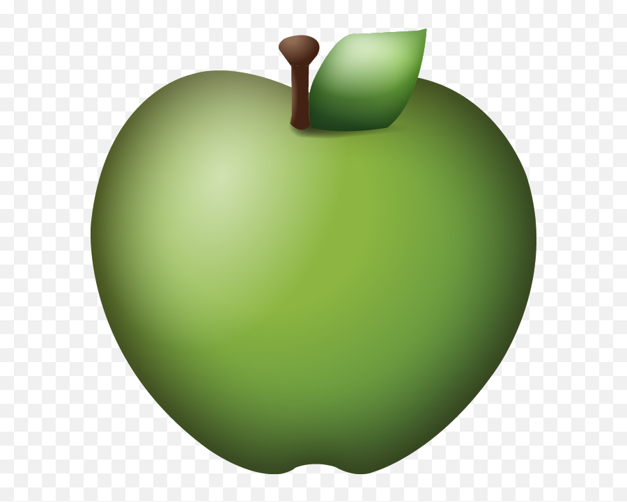 Download Green Apple Emoji Icon Emoji Island - Transparent Background Apple Emoji,Hungry Emoji