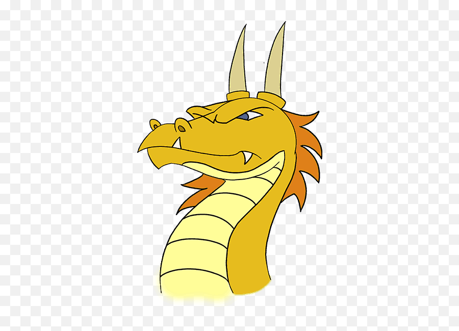 How To Draw A Dragon Head Easy Drawing Guides - Draw A Animated Dragon Emoji,Toothless Dragon Emoji