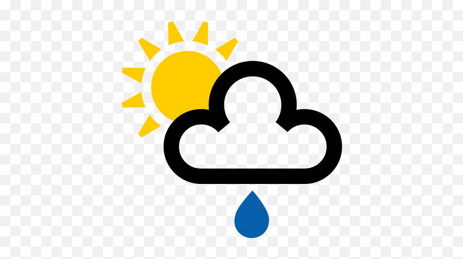 Free Weather Symbols Images Download Free Clip Art Free - Sunny Intervals Weather Symbol Emoji,Weather Emojis