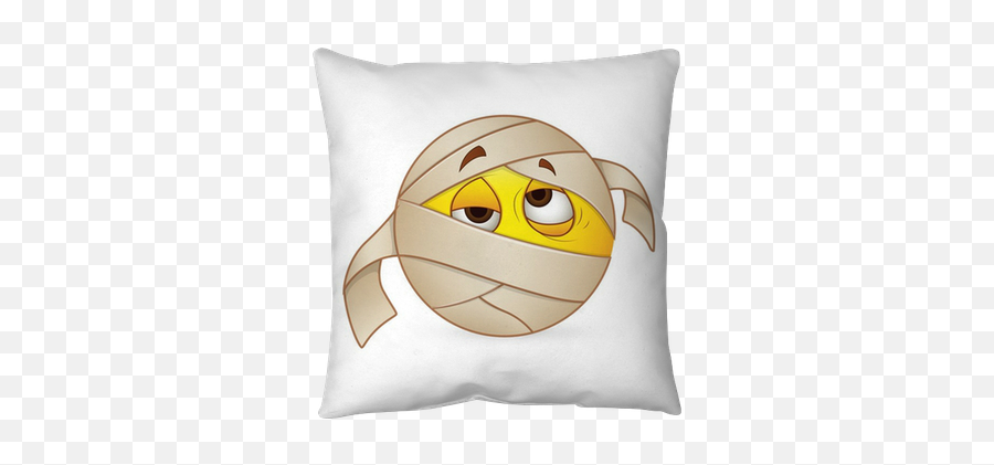 Smiley Emoticons Face Vector - Sick Expression Throw Pillow U2022 Pixers We Live To Change Emoji,Sick Emoticons Images