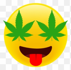 Weedbams Stoner Emojis - Cartoon Weed Leaf Png,Pothead Emoji
