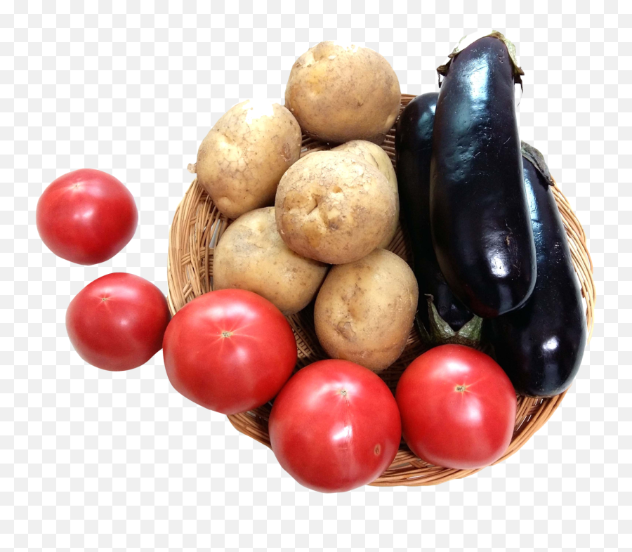 Download Eggplant Tomato Potato Png - Tomatoes Potatoes And Eggplants Emoji,Potato Emoji