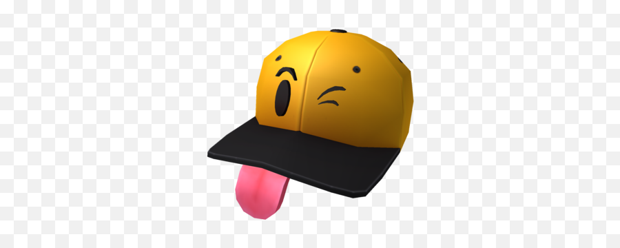 Winky Cap - Happy Emoji,Emoticon With A Baseball Cap