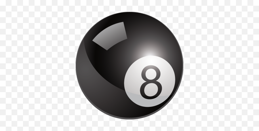 8 Ball Pool Transparent Image - Bola De Billar Png Emoji,Eight Ball Emoji